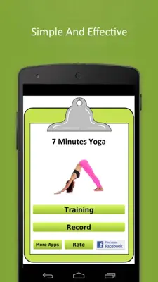 7 Minutes Yoga android App screenshot 0